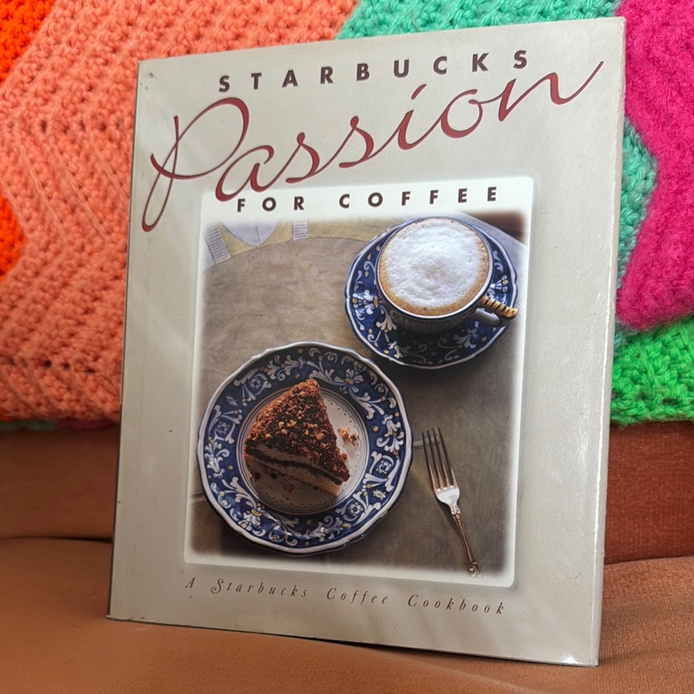 ☕️🍰🍪🥧🥮Starbucks Passion for Coffee Book with Elegant Design